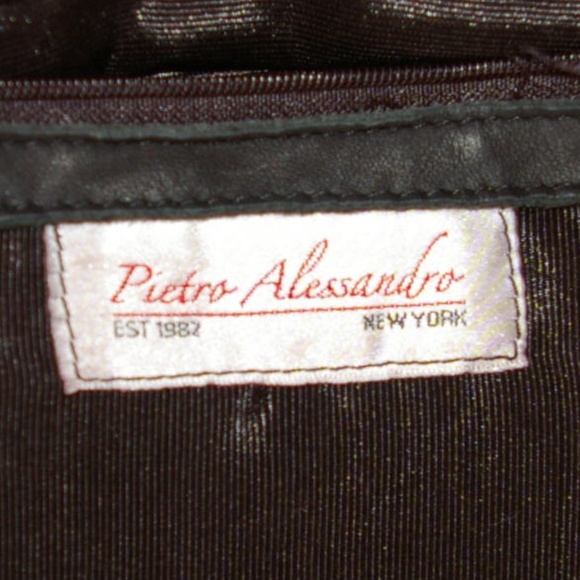 Handbag Leather Tote Pietro Alessandro Est.NYC1982 - Picture 4 of 5